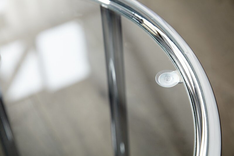 Beistelltisch Art Deco silber 1