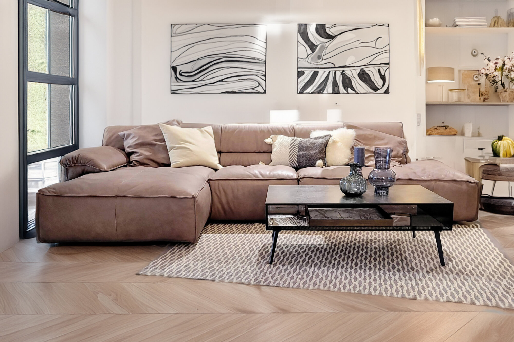 Sofa Vola • Große Sitzfläche, weicher Sitzkomfort