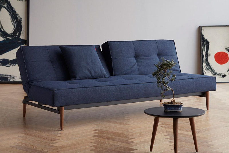Walnew modern split back sales sofa bed