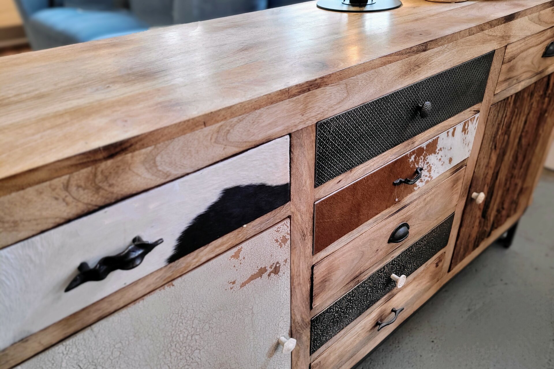 Sideboard „Ethno 2" (180 x 95 cm) - Lebensart Berlin